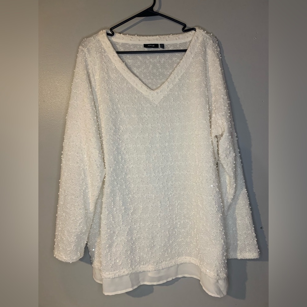 Apt 9 Long sleeve top 1X